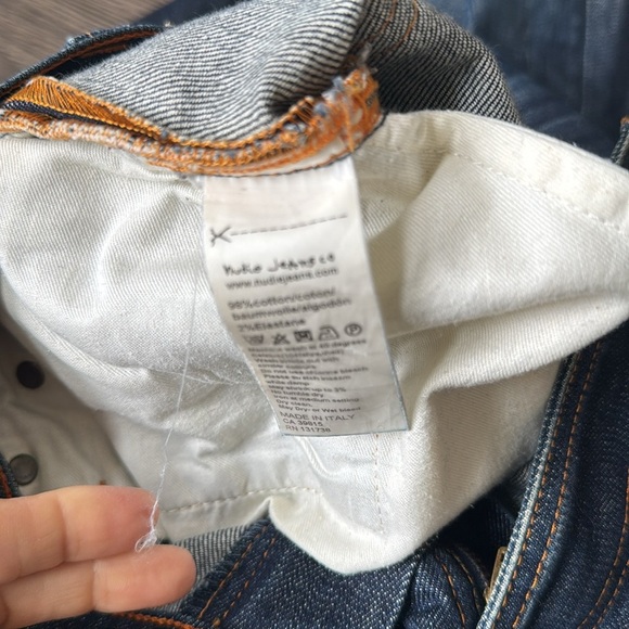 Japanese brand Nudie Jeans Slim Jim Vintage Mens Denim Pants Jeans Size 30 - Picture 12 of 12